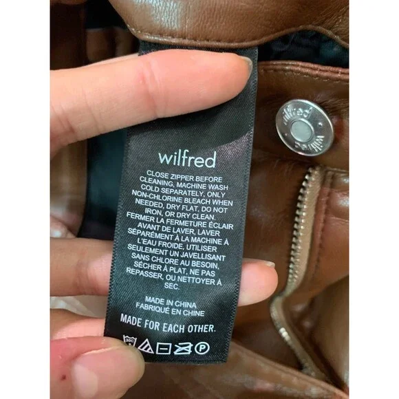 Aritzia The Melina Pant Vegan Leather Pants - Picture 4 of 5